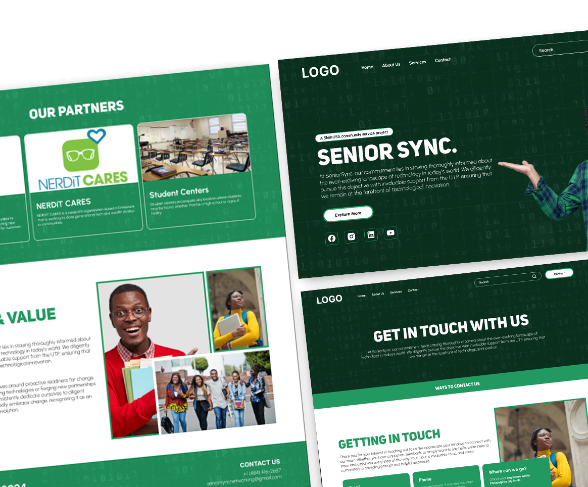 SeniorSync is a dedicated team of seniors committed to bridging the digital gap within our community.